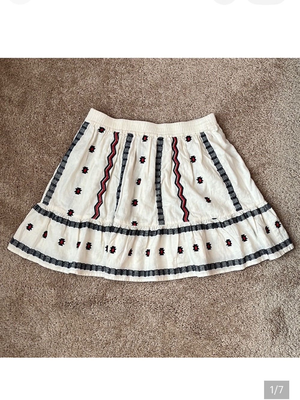 NWT LOFT Linen Blend Skirt